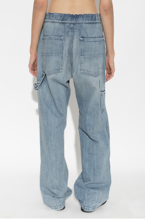 MM6 Maison Margiela Jeansy z efektem vintage