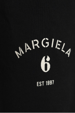 MM6 Maison Margiela Spodnie dresowe z rozcięciem na nogawkach