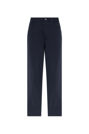 Pants with raw-edged hems od MM6 Maison Margiela