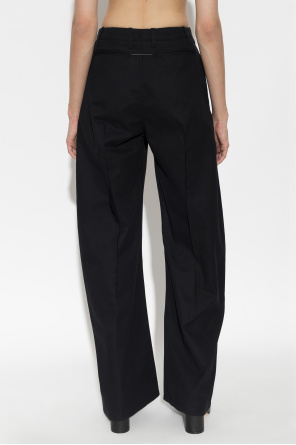 MM6 Maison Margiela Spodnie z szerokimi nogawkami