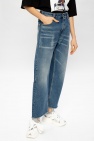 high-waisted sports leggings High-waisted jeans