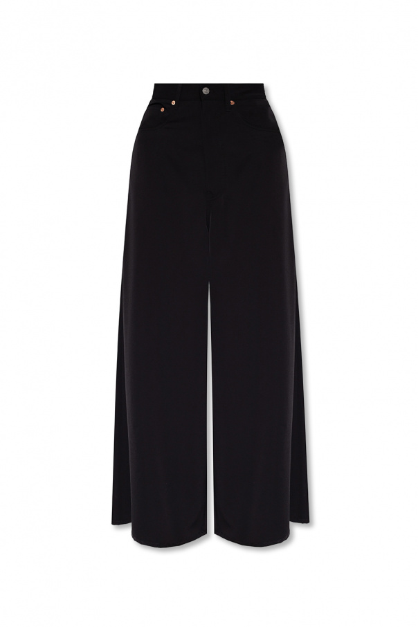 Bow Detail Striiped Leggings High-waisted JOGGER trousers