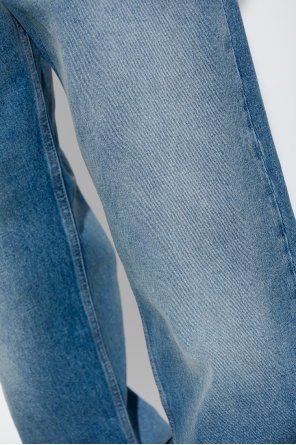 MM6 Maison Margiela Bershka Superenge Jeans mit Abnutzungseffekten