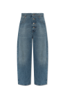 MM6 Maison Margiela BLUE High-waisted jeans