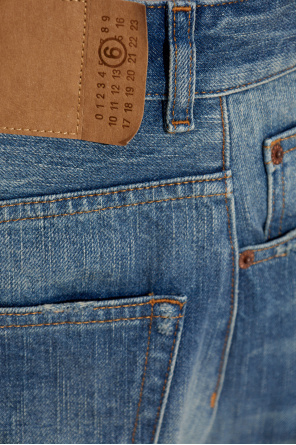 MM6 Maison Margiela Jeansy z szerokimi nogawkami
