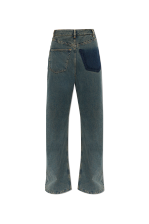 Jeans mit asymmetrischem Schnitt