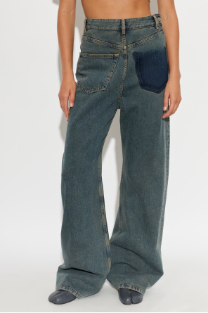 MM6 Maison Margiela Asymmetrical cut jeans