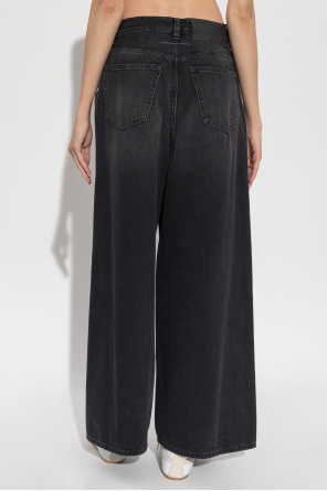 MM6 Maison Margiela Vaqueros con efecto de manchas de pintura