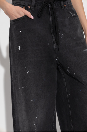 MM6 Maison Margiela Vaqueros con efecto de manchas de pintura