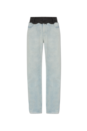 Straight-leg jeans