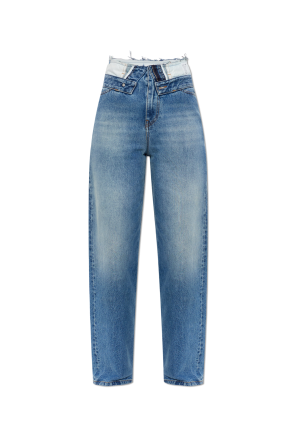 Straight-leg jeans