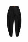 Tapered jogger pants with elasticised waistband