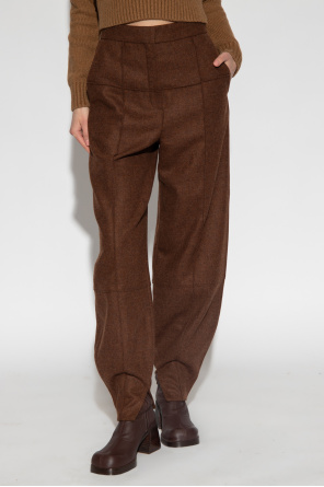 Loewe Wool high-waisted trousers