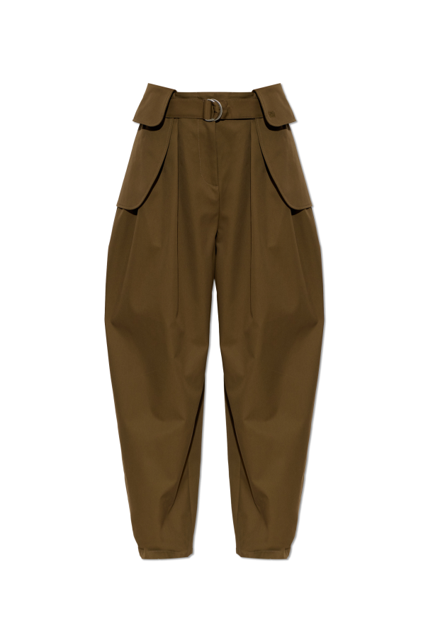 Loose-fit trousers with a belt od Loewe