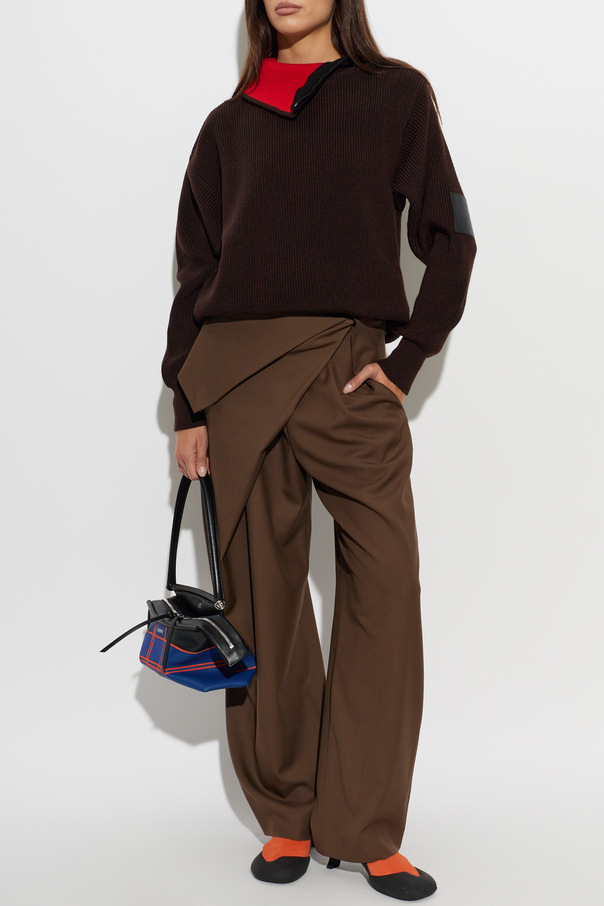 Loewe Wool Pleated Trousers