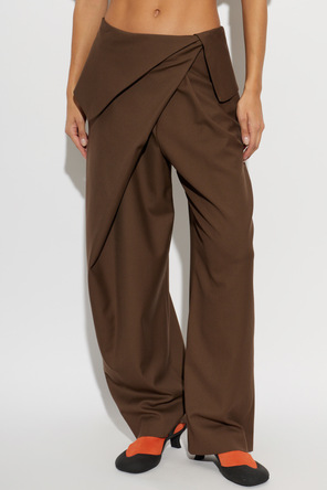 Loewe Wool Pleated Trousers
