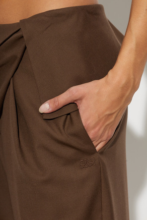 Loewe Wool Pleated Trousers