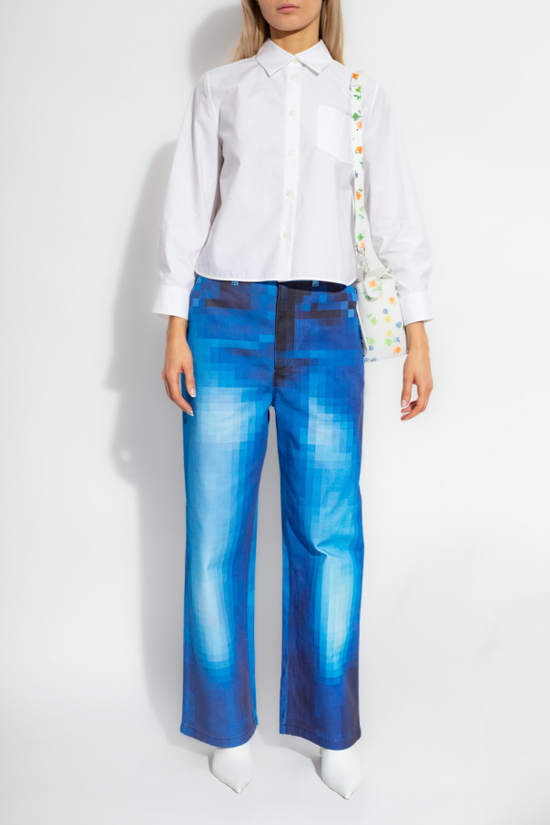 Loewe Jeans with  pixels