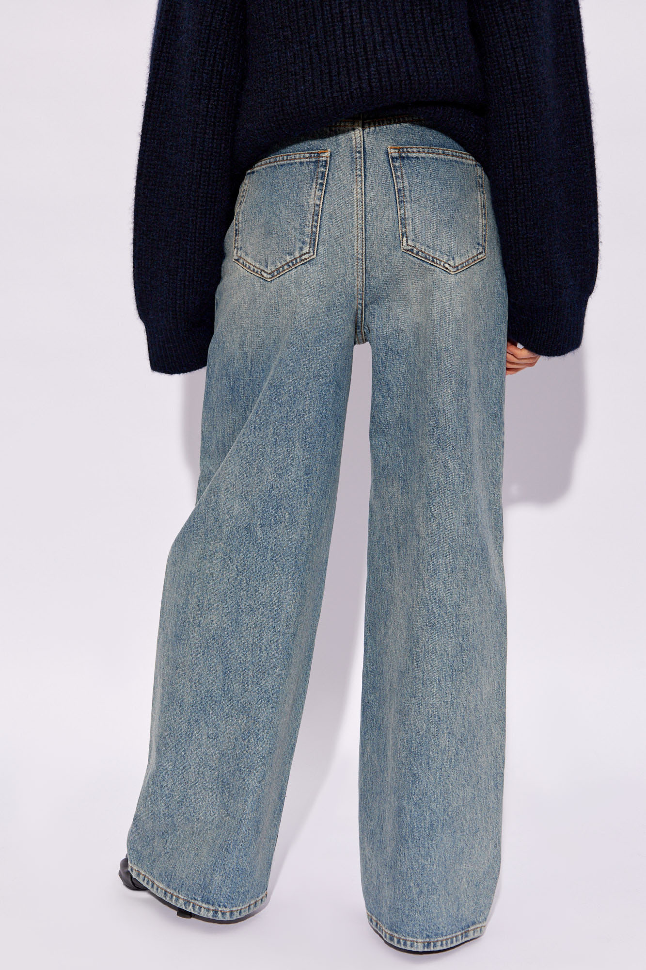 loewe clutch Jeans with wide legs