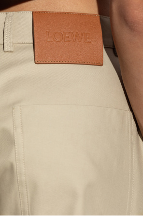 Loewe Loose-fit cotton trousers