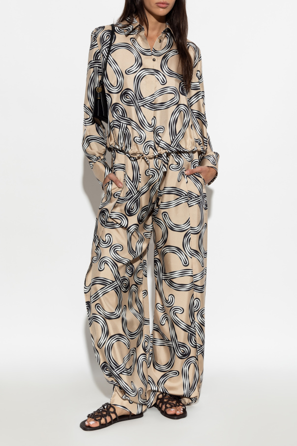 Loewe Seidenhose mit Print