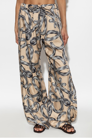 Loewe Seidenhose mit Print