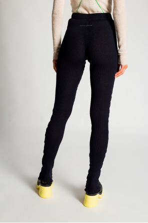 MM6 Maison Margiela Flared wool leggings