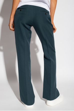 alexis tied waist shirt dress item Pleat-front trousers