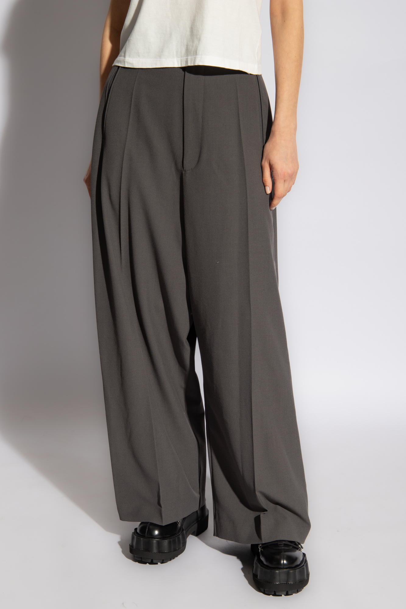 MM6 Maison Margiela Pleat-front trousers