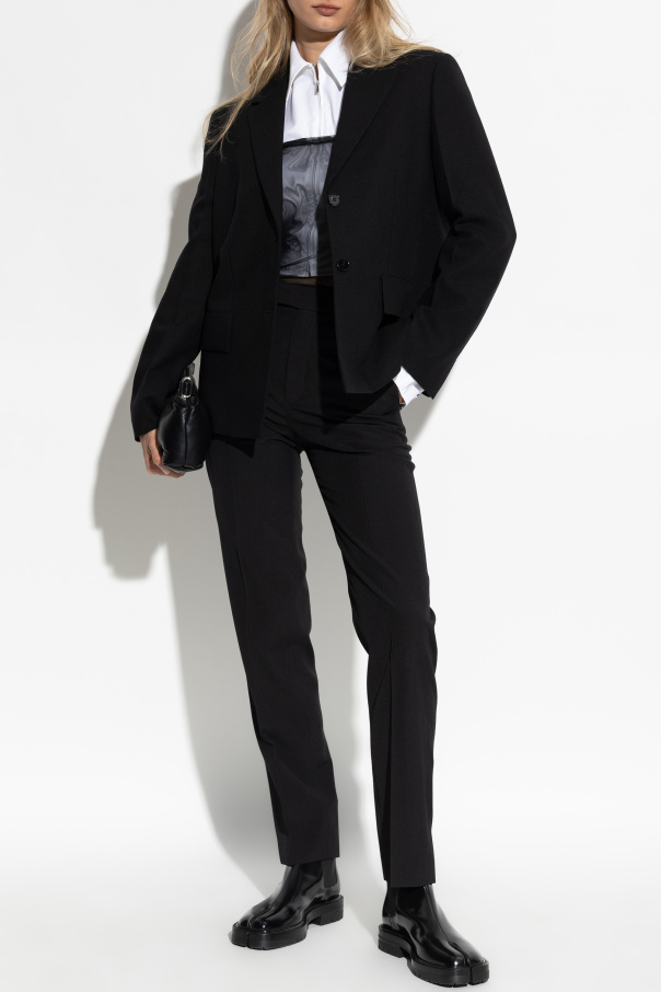 MM6 Maison Margiela Pantalones de vestir con raya