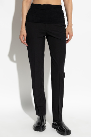 MM6 Maison Margiela Pantalones de vestir con raya