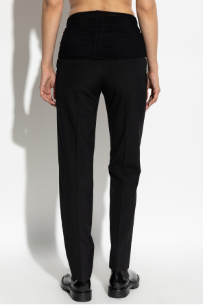 MM6 Maison Margiela Pantalones de vestir con raya