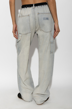MM6 Maison Margiela Jeans mit elastischem Bund