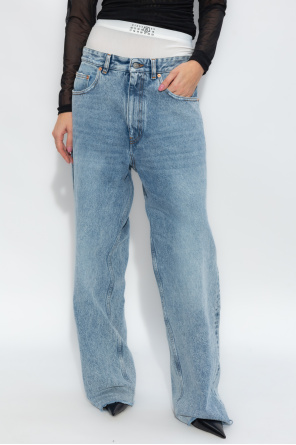 Джинсовые шорты armani jeans original Distressed jeans