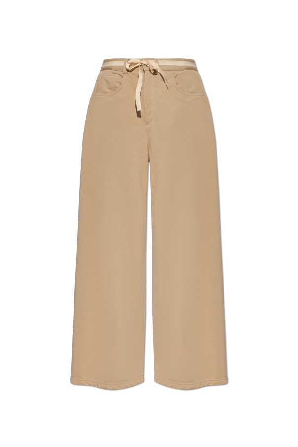 MM6 Maison Margiela Bawełniane spodnie dresowe