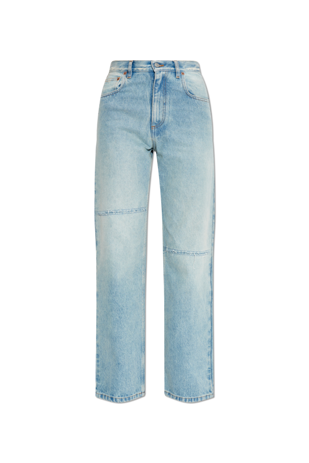 MM6 Maison Margiela Jeansy z efektem `vintage`