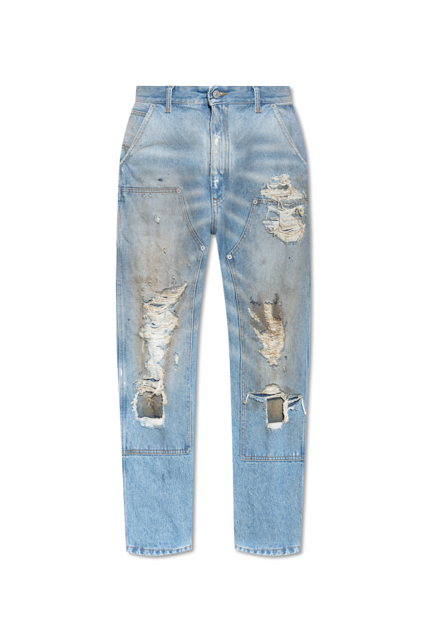 MM6 Maison Margiela Jeans con efecto vintage