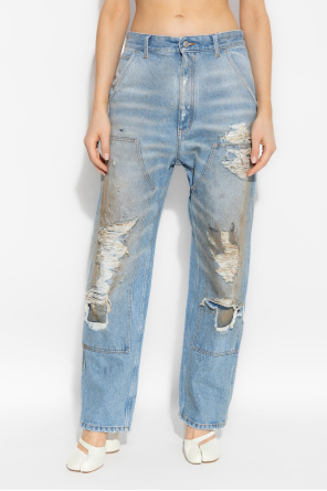 MM6 Maison Margiela Jeans con efecto vintage