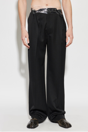 Maison Margiela Wool trousers with pleats