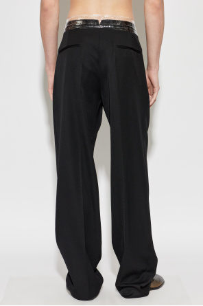 Maison Margiela Wool trousers with pleats