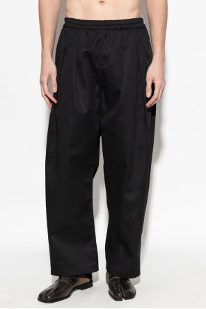 Maison Margiela Spodnie z szerokimi nogawkami