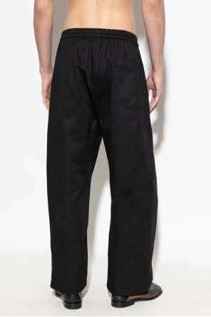 Maison Margiela Spodnie z szerokimi nogawkami