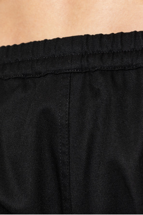 Maison Margiela Spodnie z szerokimi nogawkami