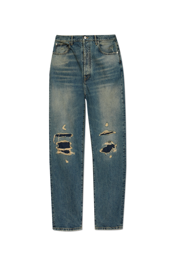 Jeans with vintage effect od Maison Margiela