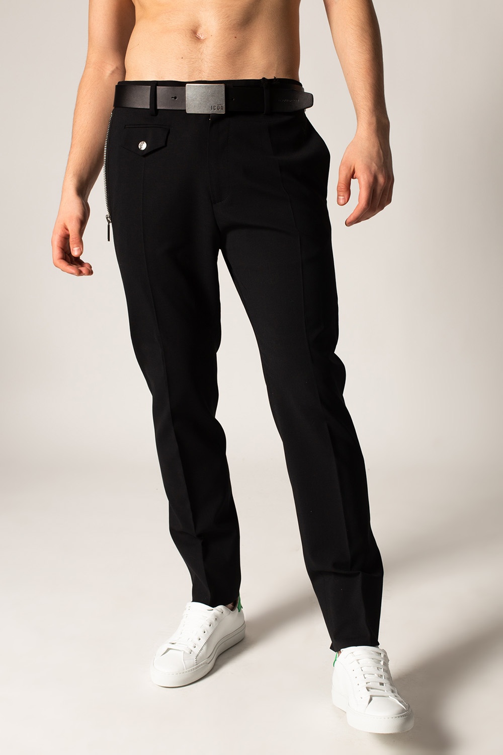 Dsquared2 ‘Cigarette Fit’ pleat-front trousers