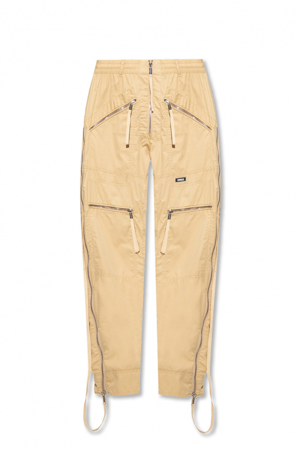 Dsquared2 button-through trousers with multiple pockets