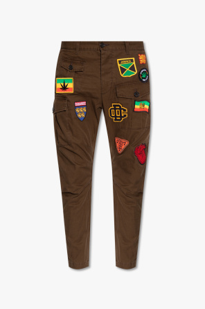 Cargo trousers with patches od Dsquared2
