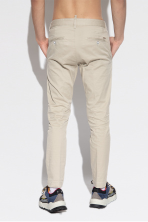 Dsquared2 ‘Cool Guy’ pleat-front ruched trousers