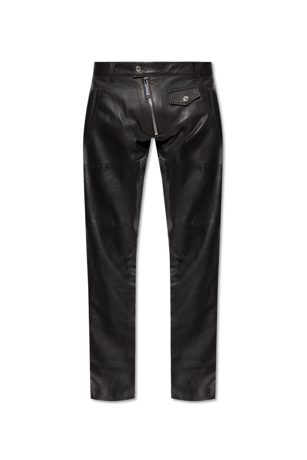 Dsquared2 Leather trousers