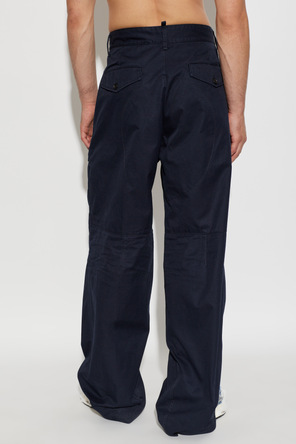 Dsquared2 Spodnie z szerokimi nogawkami